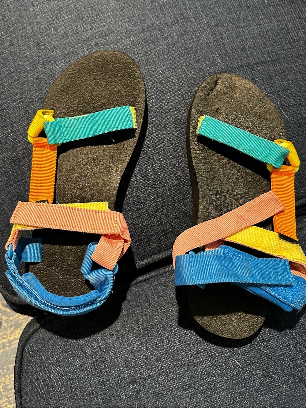 Colorblock hiking Strap Sandals - Multi Color